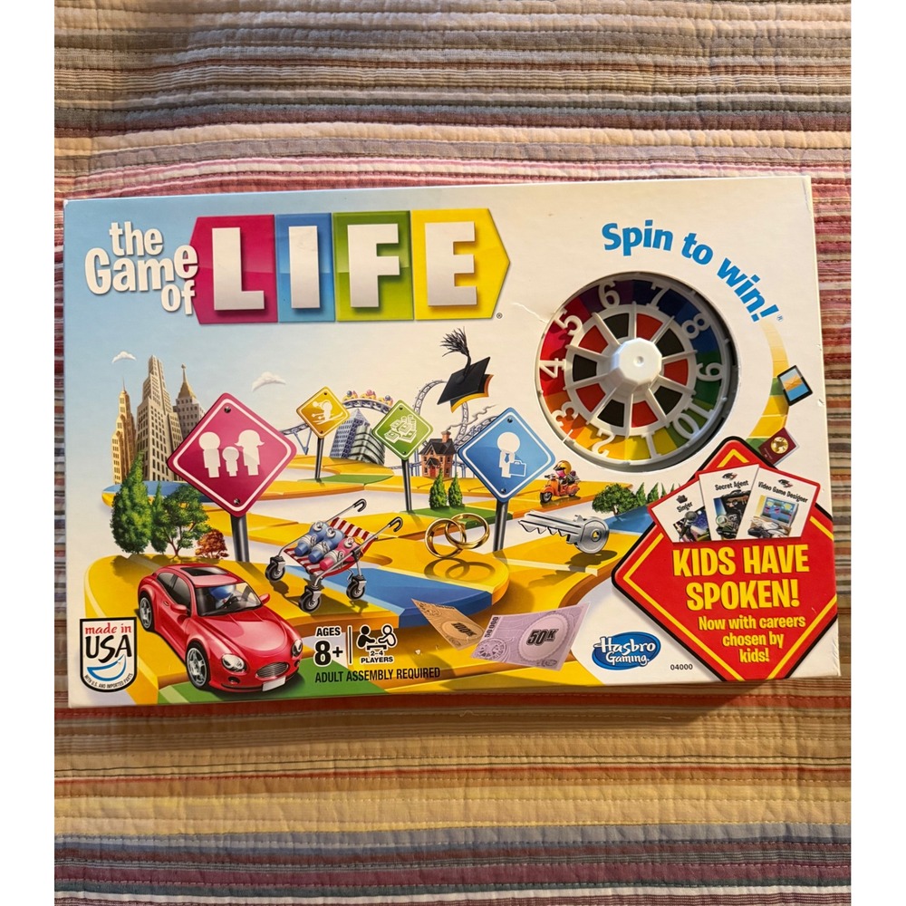 Hasbro Gaming The Game of Life Board Game Kids Have Spoken Edition 04000
